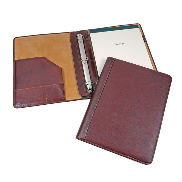 Leather 3 ring binder