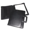 Zippered Leather Portfolio with Handles